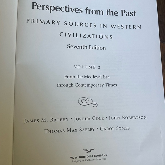 Perspectives From the Past, textbook - Picture 2 of 3